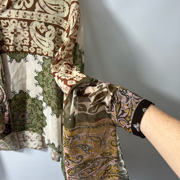 Zara Bohemian Patchwork Blouse - Picture 6 of 7